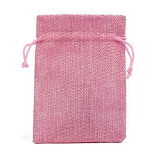 Мешочек для хранения и упаковки светло розовый 9х7см