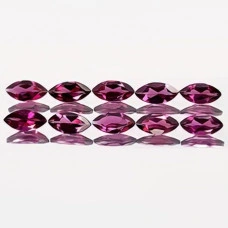 Натуральный Родолит маркиз 5х2.5мм 0.25ct