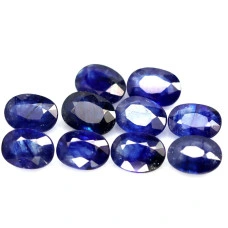 Натуральный синий Сапфир овал 6.8х5.0 - 7.2х5.3мм 0.98ct