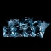 Натуральный голубой Топаз квадрат 6.1x6.1мм 1.12ct