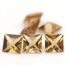 Натуральний Цитрин квадрат 7.3х7.3мм 1.58ct
