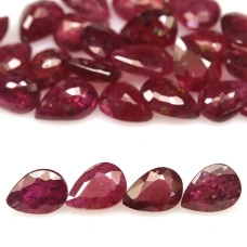 Натуральный Рубин груша 5.3х4.0 - 6.1х4.3мм 0.38ct