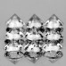 Натуральный белый Сапфир круг 3мм 0.12ct