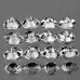 Натуральный белый Сапфир круг 2.5мм 0.08ct