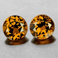 Натуральный Мали Гранат круг пара 3.7мм 0.48ct
