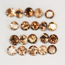 Натуральний коричневий Сапфір коло 3мм 0.11ct