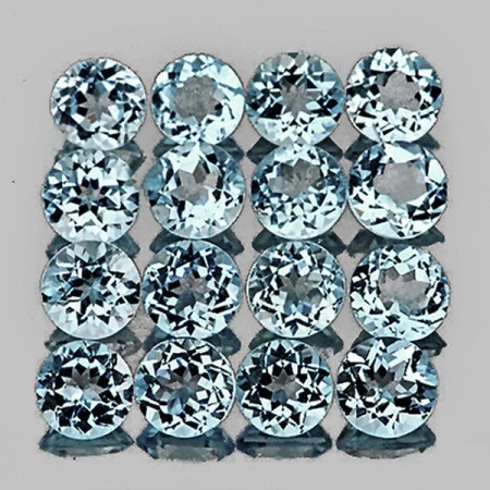Натуральний Аквамарин коло 1.8мм 0.02ct