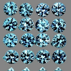 Натуральний синій Сапфір коло 1.0 - 1.1мм 0.007ct
