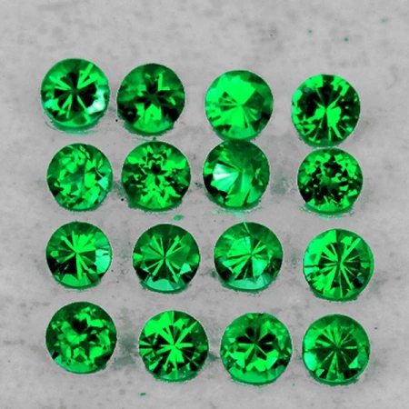 Натуральный Хромдиопсид круг 1.3мм 0.01ct Натуральный Хромдиопсид круг 1.3мм 0.01ct