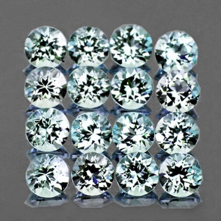 Натуральний Аквамарин коло 2мм 0.03ct