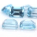 Натуральный голубой Топаз октагон 8.1х6.1мм 2.29ct