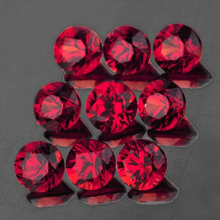 Натуральная красная Шпинель круг 2.8мм 0.10ct