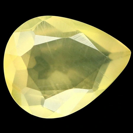 Натуральный желтый Опал груша 12.4x9.9мм 2.61ct
