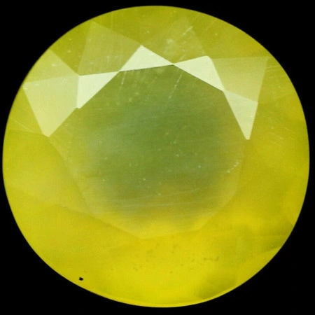 Натуральний жовтий Опал коло 13.6x9.8мм 7.57ct