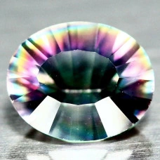 Натуральний містичний Кварц овал 11.1x9.1мм 2.98ct