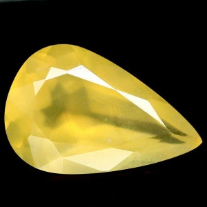 Натуральний жовтий Опал груша 22.8x14.8мм 12.67ct