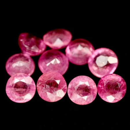 Натуральный Рубин круг 5.0-5.2мм 0.79ct