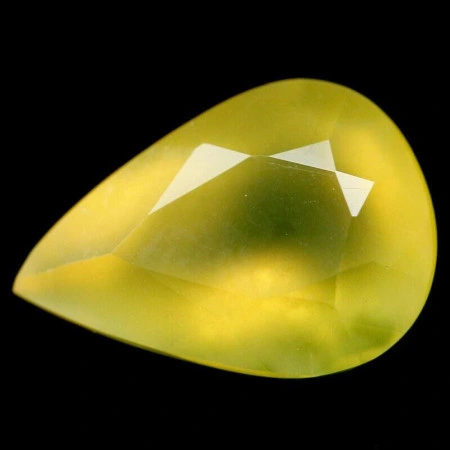 Натуральный желтый Опал груша 13.0x9.2мм 3.51ct
