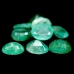 Натуральний Смарагд овал 6.6x5.3 - 6.9x5.6мм 0.81ct Натуральний Смарагд овал 6.6x5.3 - 6.9x5.6мм 0.81ct