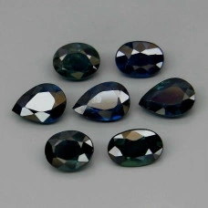Натуральный не гретый синий Сапфир 6.0x5.0 - 7.5x5.0мм 0.81ct