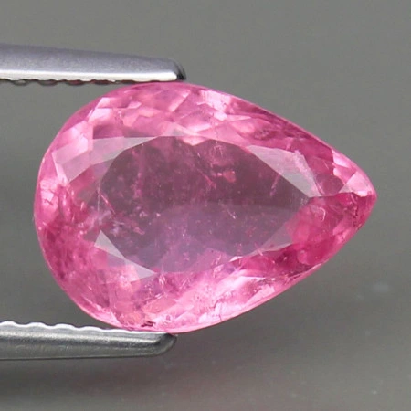 Натуральный Рубеллит 10.6x7.7мм груша 2.15ct