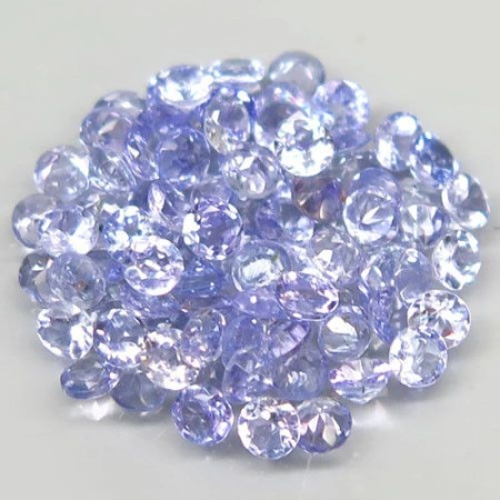 Натуральний Танзаніт коло 2.3мм 0.04ct 
