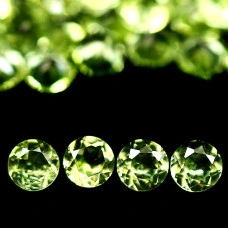 Натуральний Перидот коло 2.6мм 0.07ct