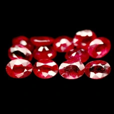 Натуральный Рубин овал 6.1x4.7 - 6.4x4.6мм 0.79ct