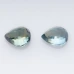 Натуральный не гретый Сапфир груша пара 5.0x4.1мм 1.04ct Натуральный не гретый Сапфир груша пара 5.0x4.1мм 1.04ct
