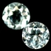 Натуральный белый Топаз пара 8мм 5.02ct Натуральный белый Топаз пара 8мм 5.02ct