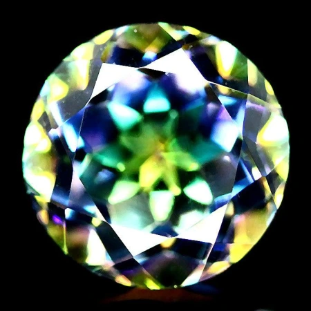 Натуральний містичний Кварц коло 12.1мм 6.68ct Натуральний містичний Кварц коло 12.1мм 6.68ct