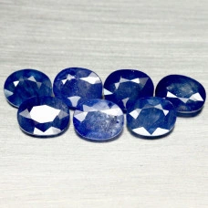 Натуральный синий Сапфир овал 8.6x7.1 - 9.0x7.3мм 2.41ct
