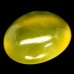 Натуральный желтый Опал овал 17.8x15.5мм 12.69ct