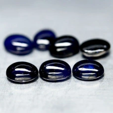 Натуральный синий Сапфир овал 6.8x5.1 - 7.1x5.2мм 1.24ct