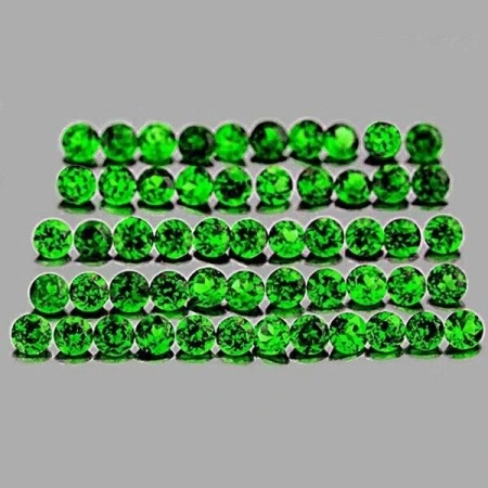 Натуральный Хромдиопсид круг 1мм 0.005ct Натуральный Хромдиопсид круг 1мм 0.005ct
