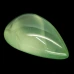 Натуральный зелёный Пренит груша 22.7x13.1мм 18.90ct