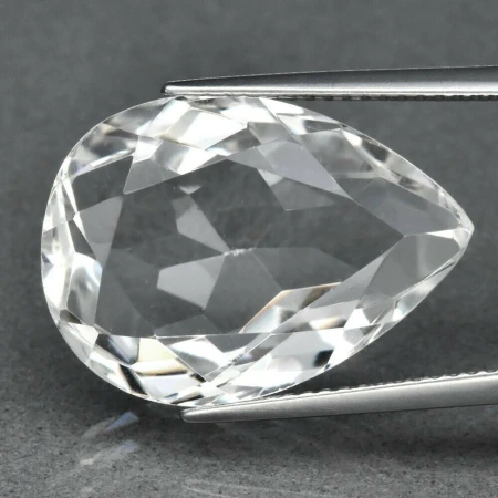 Натуральний білий Кварц груша 15.05ct Натуральний білий Кварц груша 15.05ct