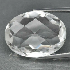 Натуральний білий Кварц овал 20.7x15.6мм 16.57ct