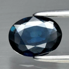 Натуральный не гретый синий Сапфир овал 6.6x5.1мм 0.56ct