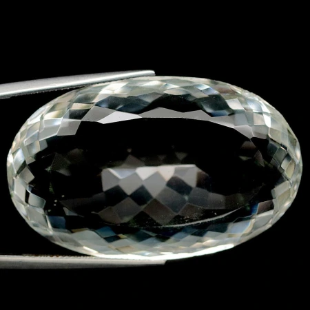 Натуральный белый Кварц овал 90.44ct