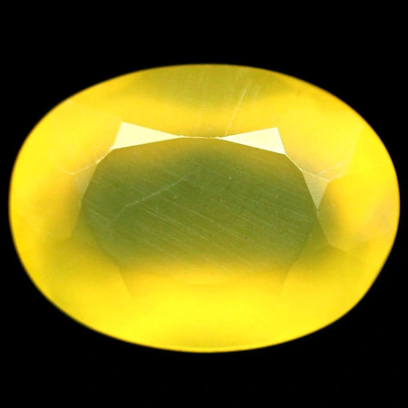 Натуральный желтый Опал овал 12.7x9.4мм 3.76ct