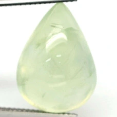 Натуральный Пренит груша 19.6x14.2мм 19.44ct