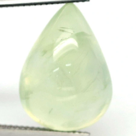 Натуральный Пренит груша 19.6x14.2мм 19.44ct