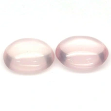 Натуральний Рожевий Кварц овал пара 25.42ct