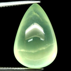 Натуральный Пренит груша 20.2x13.6мм 18.79ct