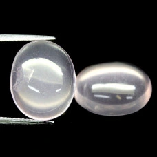 Натуральний рожевий Кварц овал пара 18.57ct