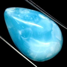 Натуральный Ларимар груша 22.7x14.9мм 24.74ct