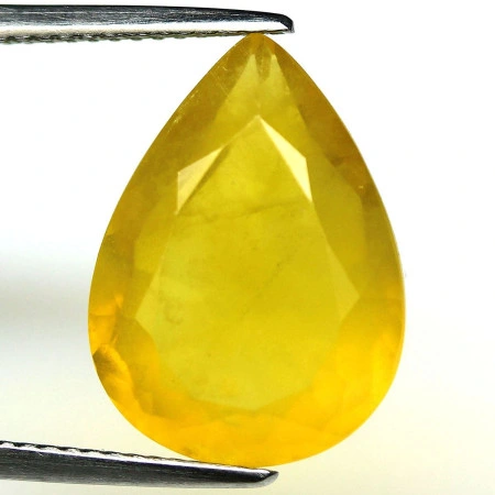Натуральный желтый Опал груша 16.8x12.2мм 6.99ct