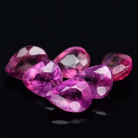 Натуральный Рубин груша 4.7x4.0 - 5.3x4.2мм 0.42ct