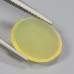 Натуральный желтый Опал овал 13.1x10.8мм 4.60ct